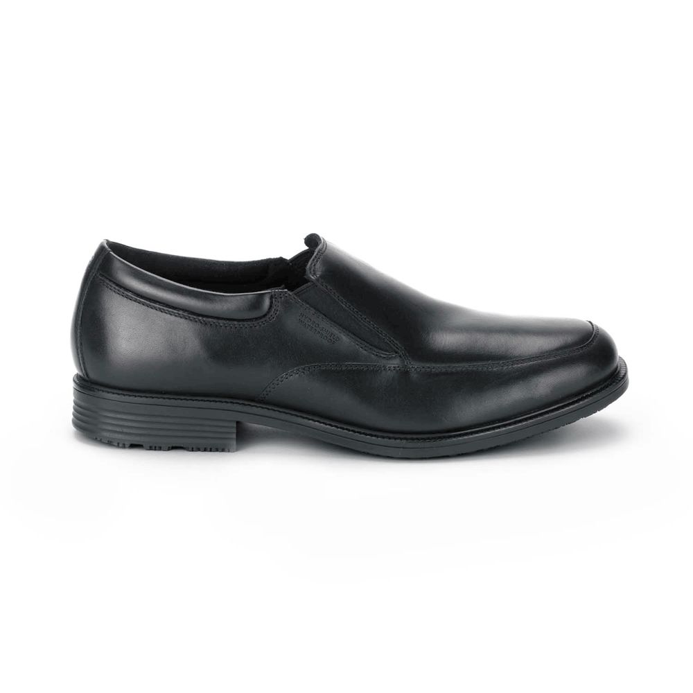 Rockport Canada Essential Details Waterproof - Mens Slip-Ons Black (PHO517826)